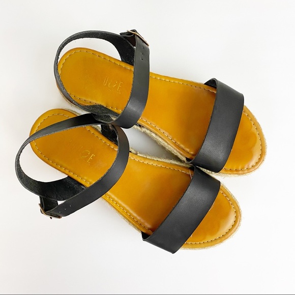 Rouge Helium Platform Sandals Espadrille Sz 8.5 - Picture 2 of 9